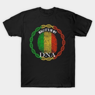 Mali Its In My DNA - Gift for Malian From Mali T-Shirt